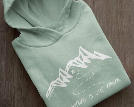 MQ ADVENTURE IS OUT THERE - Organic Hoodie Unisex